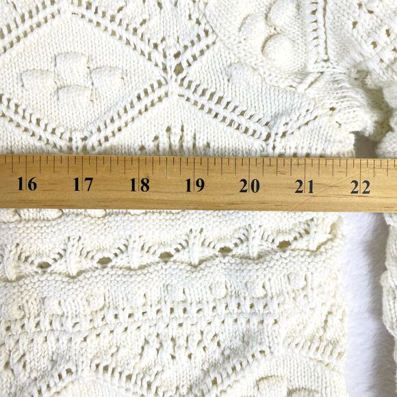 Elegant Cream Women's Sweater - Picture 7 of 10